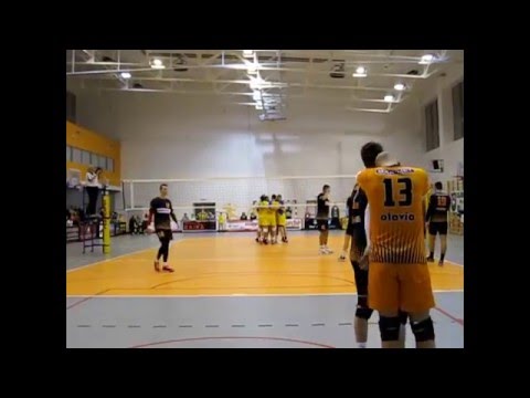 PRZEPYCHANKA NA BOISKU ;) Olimpia Sulęcin-Olavia Oława 3:2 / 09.01.2016 Sulęcin Polska Volleyball
