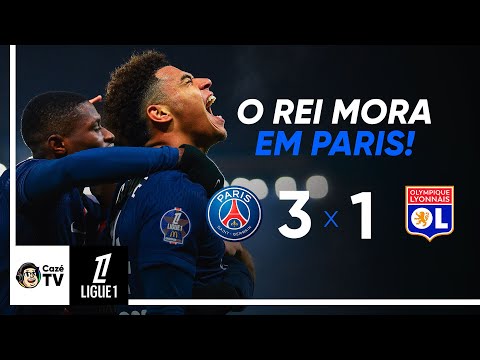 Gols e lances de PSG x Lyon
