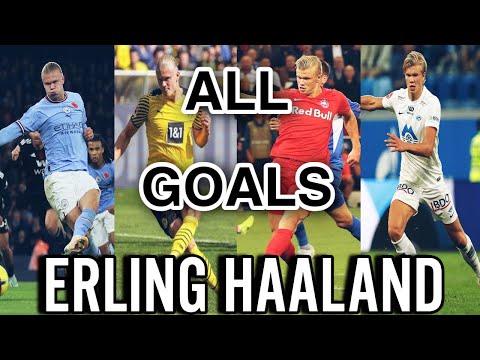 Erling Haaland ALL goals for clubs. 2016-2023. [ Molde - RB Salzburg - Borussia - Manchester city ].