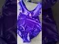 HD1110 Purple HDW DANCE Shiny Nylon Lycra Basic Tank Leotard