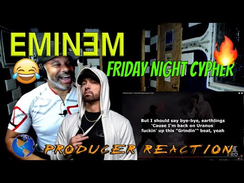 Eminem's Verse   Friday Night Cypher Lyrics Video - Producer Reaction