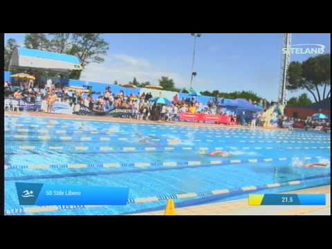 Serie 5 dei 50 Stile Libero  Assoluti Femmine Master - 14 Memorial Andrea Bettiol