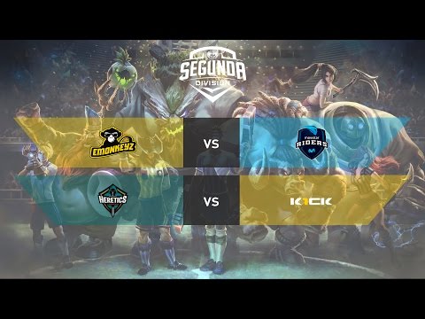 Jornada 9 - 2ª División LVP - eMonkeyz Vs Movistar Riders - Team Heretics Vs K1ck eSports