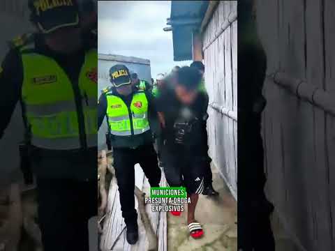 #Tumbes | 𝐏𝐍𝐏 𝐂𝐀𝐏𝐓𝐔𝐑𝐀 𝐀 𝐏𝐄𝐋𝐈𝐆𝐑𝐎𝐒𝐎 𝐃𝐄𝐋𝐈𝐍𝐂𝐔𝐄𝐍𝐓𝐄 𝐕𝐈𝐍𝐂𝐔𝐋𝐀𝐃𝐎 𝐀 𝐇𝐎𝐌𝐈𝐂𝐈𝐃𝐈𝐎𝐒, 𝐃𝐑𝐎𝐆𝐀 𝐘 𝐀𝐑𝐌𝐀𝐒