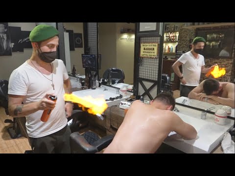 ASMR Massage Therapy | Head Massage  | Back Massage | Wax,Ice and Fire By Furkan Şisman