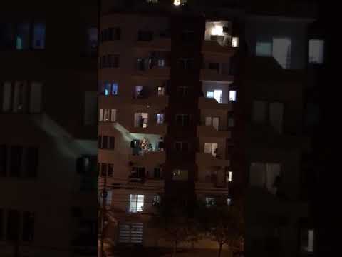 Anitnegra desde el balcón