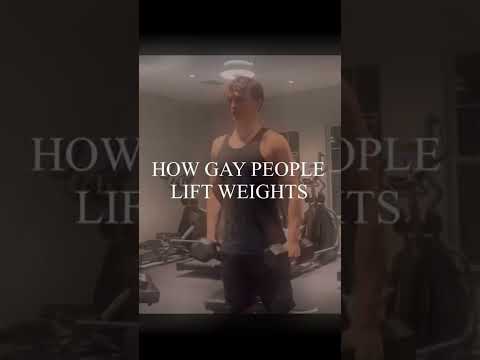 Straight vs Gay People Lifting Weights