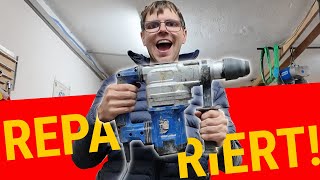 Billig #Bohrhammer repariert | #Getriebeschaden | Erfahrung mit Scheppach DH1600