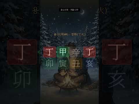 곁의 작은 불이 겨울을 견디게 했다 | 축월, 갑인일주