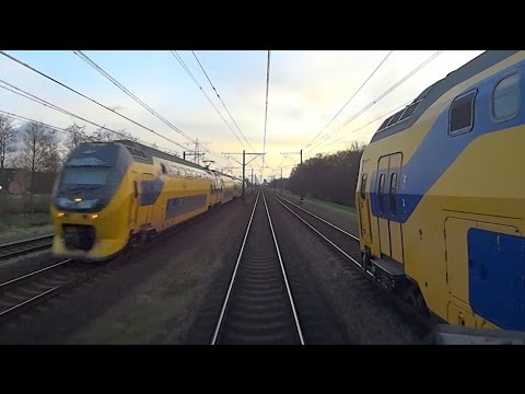 DUTCH TRAINS: ROLLING STOCK CAB VIEW parallel action compilation 2014
