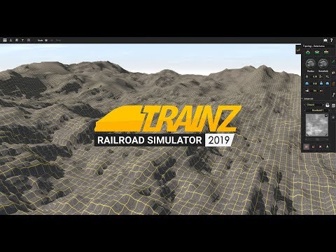 Trainz 2019 - Terrain Editing - How to Manipulate Terrain (Topology tab)