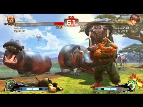 Bullcat [Gouken] vs YasumaruGT [Guy] SSF4 Japanese Online Ranked Matches - TRUE HIGH-DEF