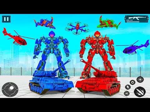 Army Tank Robot Car Games: Robot Transforming Game, Android Gameplay - Mobile Gameplay