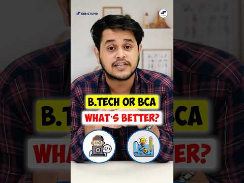 😱BTech vs. BCA - What's Best?✨Why Should You Choose BTech In 2024?🤔#shorts #btech #bca #whybtech