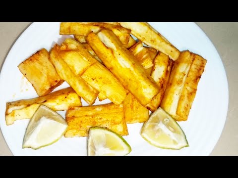 Crispy Oven Baked Cassava | Easy & Healthy Recipe #cassava #vegan #baked