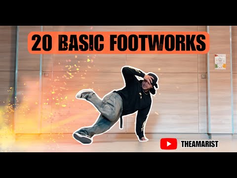 20 BASIC FOOTWORK | BREAKDANCE TUTORIAL | BBOY  FOOTWORK TUTORIAL | THEAMARIST