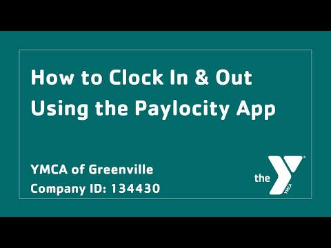 How to Clock-in and Clock-out in Paylocity