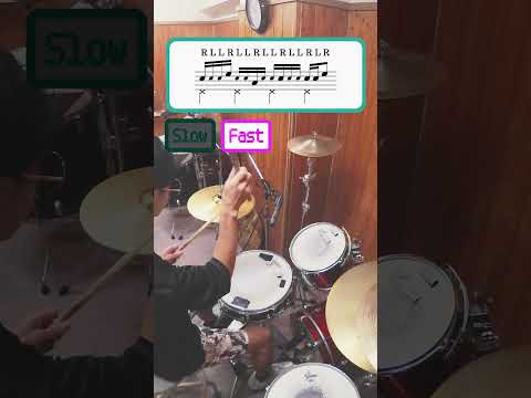 Six Stroke Roll - RLL | Drum Fill for Beginners #drumlessons #drumming #drums