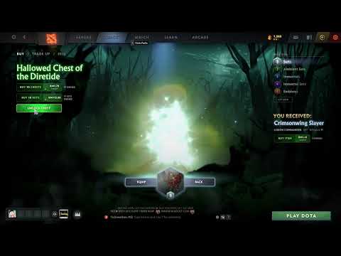 OPENNING HALLOWED CHEST OF DIRETIDE x 30 UNTIL I GET EMBLEM (SNIPER+SLARK+PA+SHADOWSHAMAN)