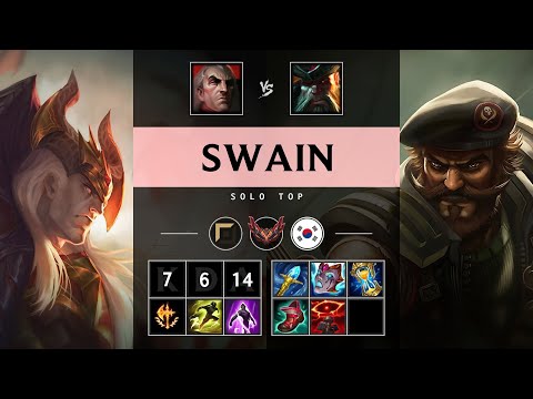 Swain Top vs Gangplank - KR Grandmaster Patch 25.21