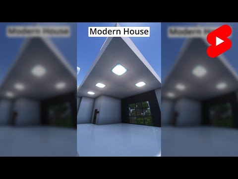 HellFrozen - Minecraft Modern House Tutorial #shorts