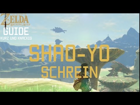 Guide Zelda Breath of the Wild - Shao-Yo-Schrein