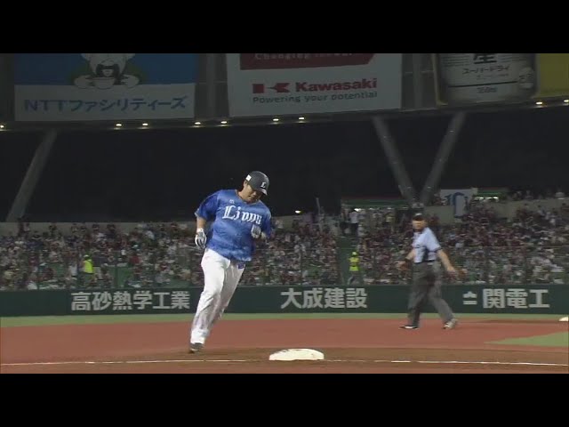 【7回裏】ライオンズ・中村 本日2本目のアーチは貴重な逆転2ランホームラン!! 2018/7/21 L-E