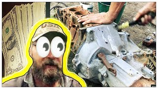 Scrapping a 4-Cylinder Car Engine |  Hard to Believe There's That Much Aluminum!!