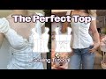 Sew A Cute Fitted Babydoll Blouse Easy Coquette Top Sewing Tutorial