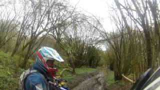 preview picture of video 'A Ride from Corsham to Stroud and Back (TTR250, 06.04.14)'