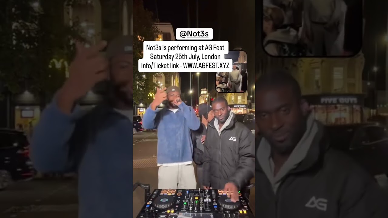 not3s is performing at AG Fest 2026 - London