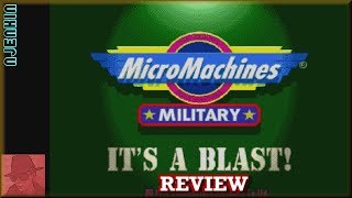 MICROMACHINES : MILITARY - on the SEGA Genesis / Mega Drive - with Commentary !!