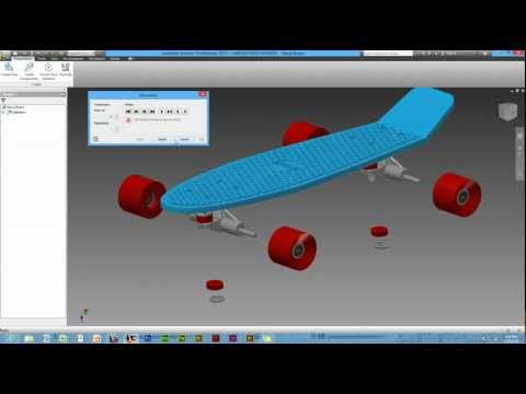 Autodesk Inventor 2014 - How to create an explosion