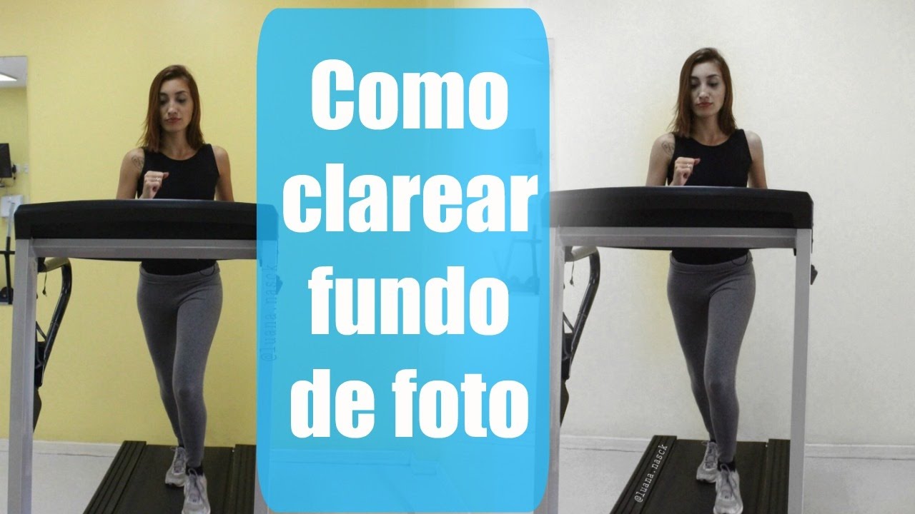 Como clarear fundo de foto / deixar fundo branco