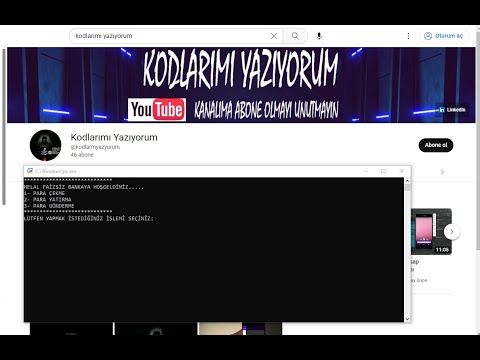 ATM UYGULAMASI PYTHON DİLİYLE KOD YAZIMI VE ANLATIMI