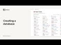 Creating A Database