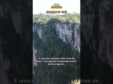 Nesta cidade do Brasil já nevou, e chegou aos -8,8 graus #shorts