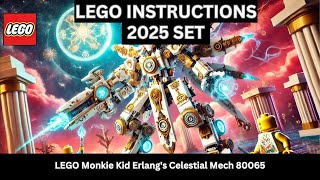 LEGO INSTRUCTIONS: Build the EPIC LEGO Monkie Kid Erlang’s Celestial Mech 80065 – Adventure Awaits!