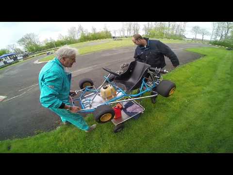 180428 RR76 Ulrum Dino Amstelkart / DAP T90 1st heat Classic Kart Weekend