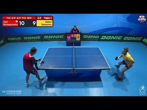 09:30 Yurii Shchepanskyi 3 - 2 Valerii Tatarynov West 1 WIN CUP 27.10.2022 | TABLE TENNIS WINCUP