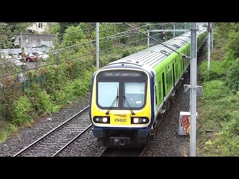 Irish Rail 8100 and 29000 Class Trains - Sydney Parade, Dublin