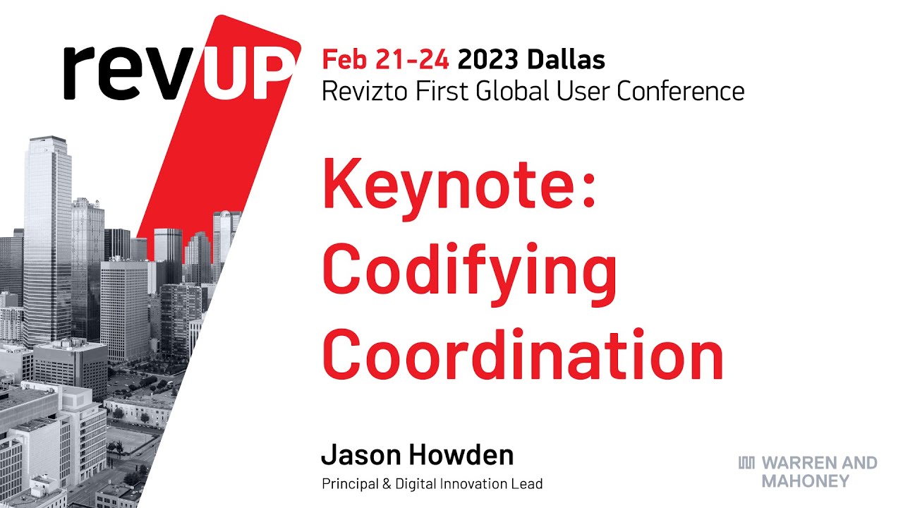 Keynote Recording: Codifying Digital Coordination Using Clash Automation