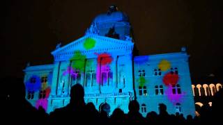 Lightshow Berner Bundeshaus