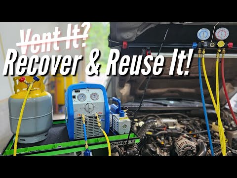 How to Recover Car AC Refrigerant at Home | DIY Refrigerant Recovery
