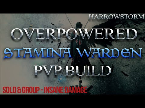 THE NEW OVERPOWERED STAMINA WARDEN BUILD - HARROWSTORM META [SOLO/GROUP] | DragooX