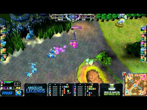 MSI Nvidia Trophy Qualifier Final between Na'Vi and CLG.eu Game 2