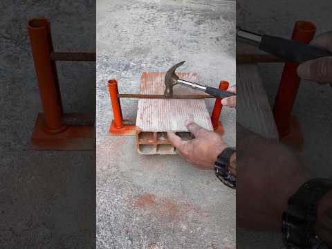 Pedreiro criou uma invenção nunca vista antes #dicas #ferramentas #ideias #pedreiro #soluções #diy