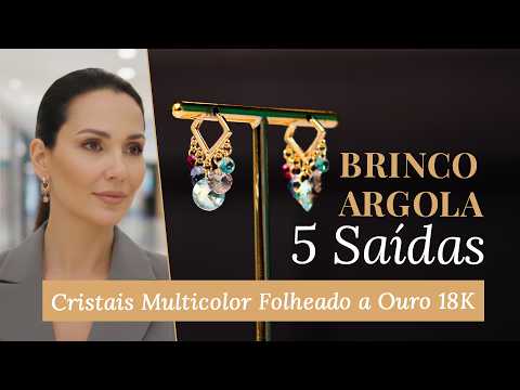 Hoop Earrings, Semi-Precious Jewelry, 5 Outlets with Faceted Crystals | Step-by-Step with Pricing...