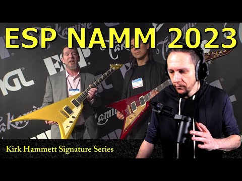 ESP NAMM 2023, Metallica Signature, 87 Custom Series | Reaction