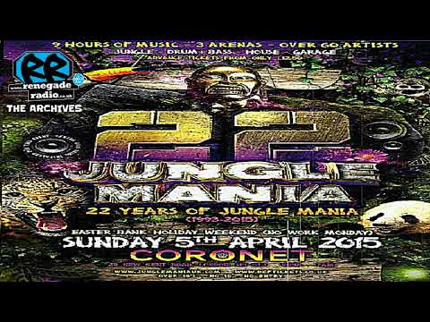 🦁 DJ Randall & Kenny Ken + The Ragga Twins | 22 Years of Jungle Mania | 4 May 2015 | Jungle Rave 💣🔊